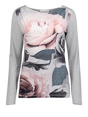 Shirt mit floralem Design Betty Barclay Rosé/Grey - Rot