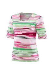 T-Shirt ALESSA JOY sportswear fiore stripes