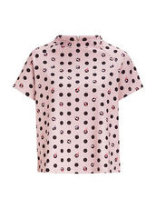 Shirt, birdy dots Print MORE & MORE rosa