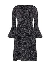 Kleid APART schwarz-creme