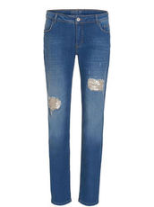Jeans im Destroyed Look mit 5 Taschen Betty Barclay Blau - Blau