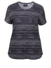 Shirt mit Querstreifen ,,Me, myself & Stripes' Frapp Deep Blue/Off White