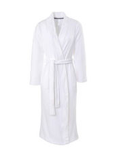Frottee Bademantel Kimono, Länge 120cm Taubert white