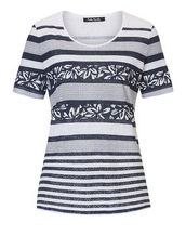 Shirt mit Streifen mit Mustermix Betty Barclay Dunkelblau/Weiß - Blau