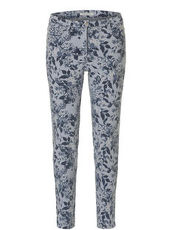 Hose im Casual Stil mit Blumenmuster Betty Barclay Grey/Blue - Grau