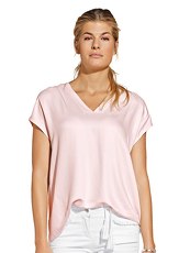 Shirt mit überschnittener Schulter Laurèl rosé